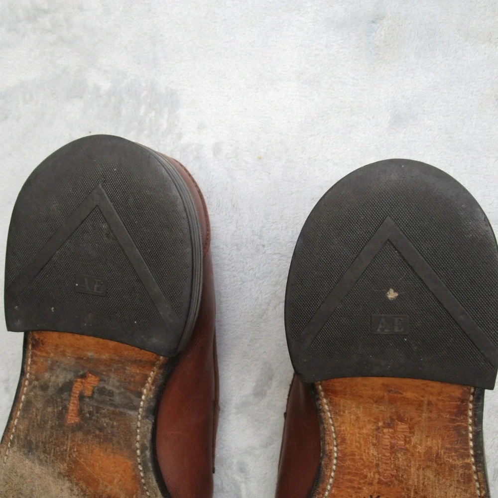 Allen Edmonds Randolph‎ Dress Shoes Mens 10 Brown Leather Penny Loafers USA Made